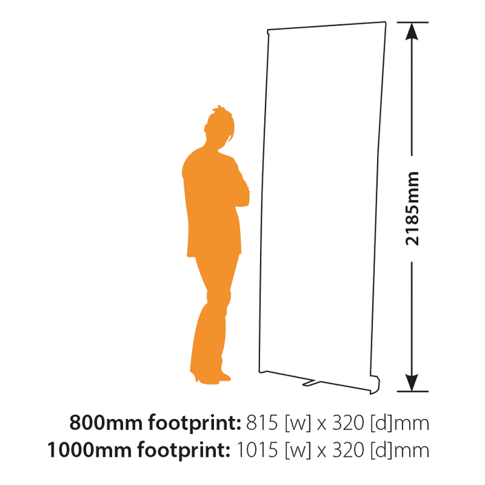 Genie Roller Banner Plex Display
