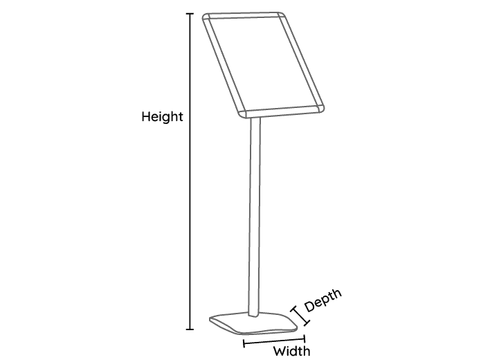 Sign Holders Plex Display